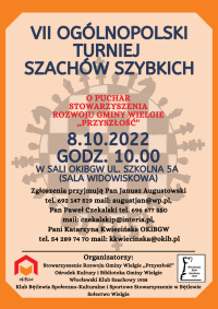 Plakat informacyjny- VII Ogólnopolski Turniej Szachów Szybkich