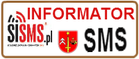 Baner z napisem informator sms