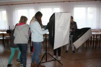 Zajęcia w studio fotograficznym