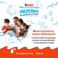 Plakat promocyjny akcję -Przerwa na wspólne czytanie