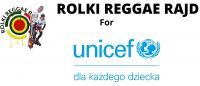 Rolki Reggae for unicef  dla każdego dziecka Logo unicef