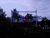 Ekspozycja świetlna na Bellasky festiwal w Toruniu