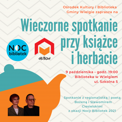 Plakat informacyjny- Spotkanie autorskie