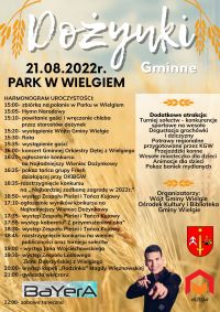 Plakat informacyjny- Dożynki Gminne