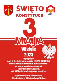 Plakat informacyjny- Święto Narodowe