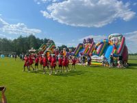 Pokaz tańca na pikniku rodzinnym