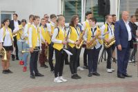 Orkiestra dęta na obchodach 700 lat Zadusznik