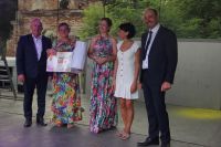 Zwycięskie sołectwo w kategorii wieniec publiczności