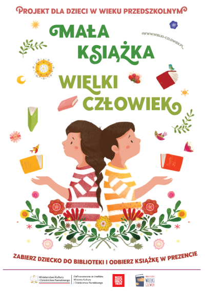 Plakat informacyjny- Mała Książka Wielki Człowiek