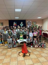 Drużyna harcerska zdjęcie grupowe