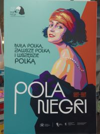 Tablica z wizerunkiem Poli Negri