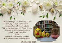 Zdjęcie z życzeniami Wielkanocnymi