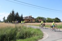Uczestnicy rajdu w trasie.