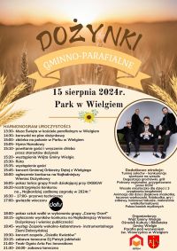 Plakat informacyjny - Dożynki