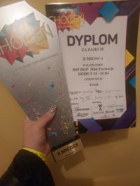 Dyplom dla zespołu Fresh