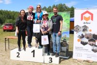 Zwycięzcy biegu Nordic Walking w kategorii kobiet
