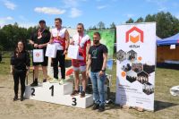 Zwycięzcy biegu Nordic Walking w kategorii mężczyzn