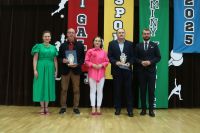Działacz Sportowy  Marek Szarwiński i Ireneusz Marczewski Wicher Wielgie