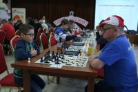 Uczestnicy turnieju podczas gry