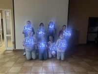 Dzieci z Klubu Młodzieżowego w Wielgiem 2 na warsztatach naukowych z zakresu astronomii.