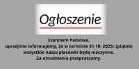 Plakat Ogłoszenie
