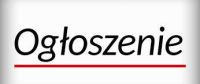 Plakat ogłoszenie