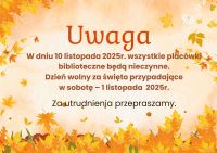Ogłoszenie dla czytelników