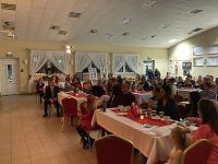 Publiczność na zakończeniu projektu