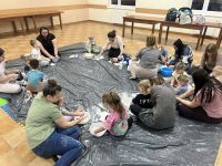 Zabawa na zajęciach ogólnorozwojowych.