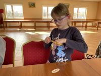 Uczestnicy na warsztatach wielkanocnych.