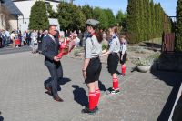Złożenie kwiatów pod pomnikiem przez Radnego Powiatu Lipnowskiego Pawła Śliwińskiego.