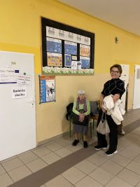 Mieszkańcy gminy na badaniach.