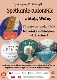 Spotkanie autorskie z Mają Wolny