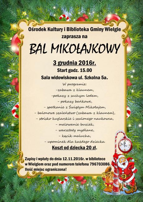 Bal Mikołajkowy