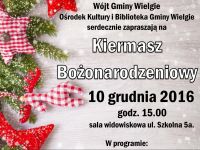 Kiermasz Bożonarodzeniowy-plakat