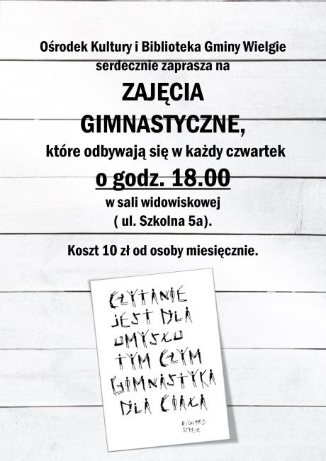 Gimnastyka dla seniora-plakat