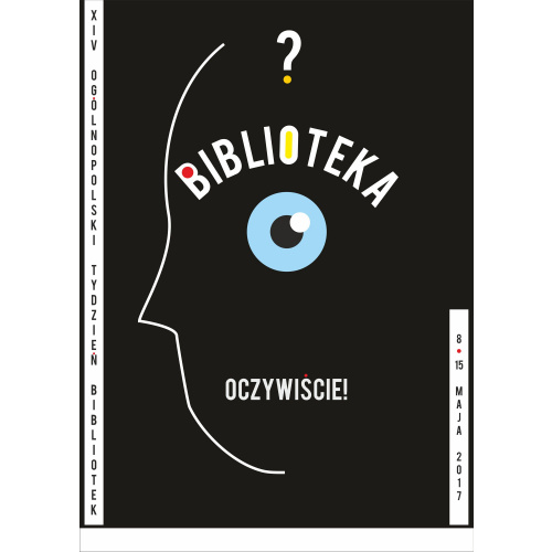 Plakat-Biblioteka. Oczywiście !