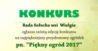 Piekny ogród -plakat