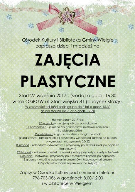 Zajęcia plastyczne