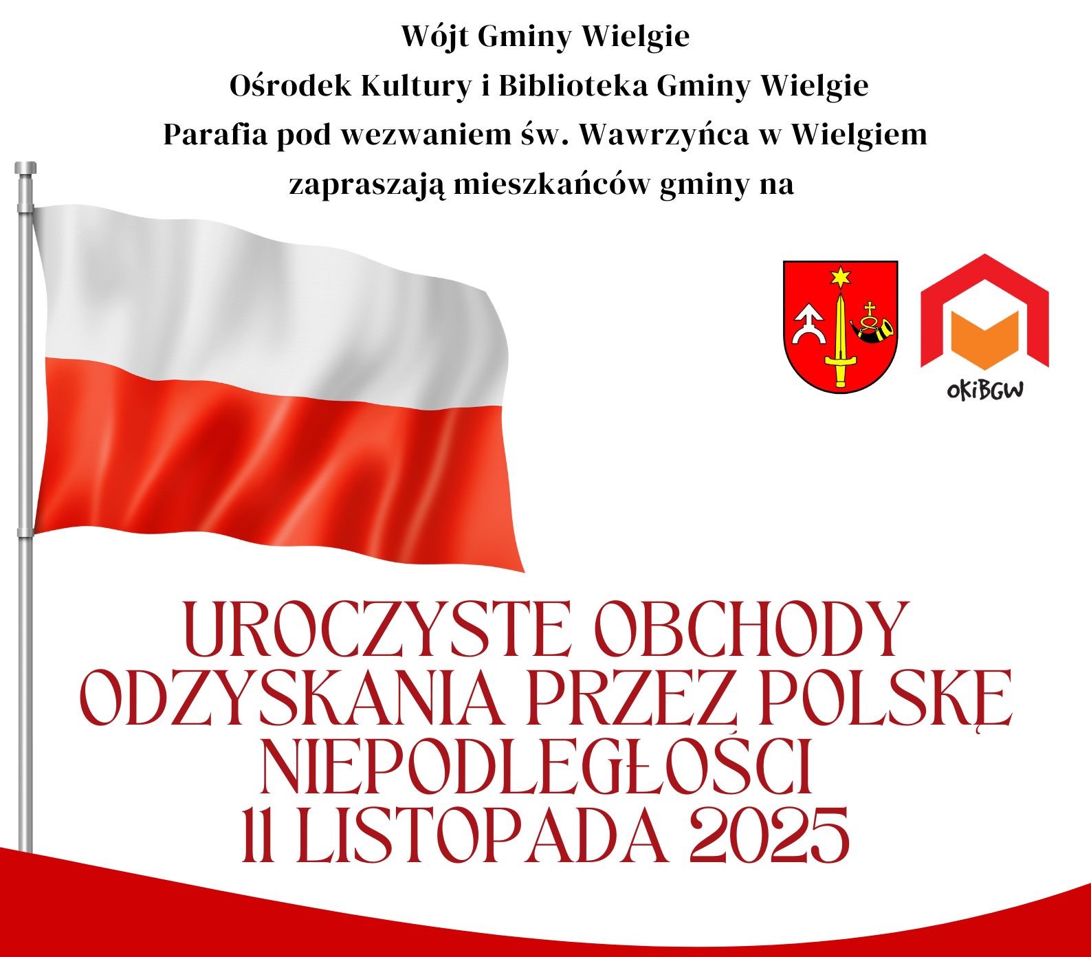 Uroczyste obchody Odzyskania przez Polskę Niepodległości 11 listopada 2025